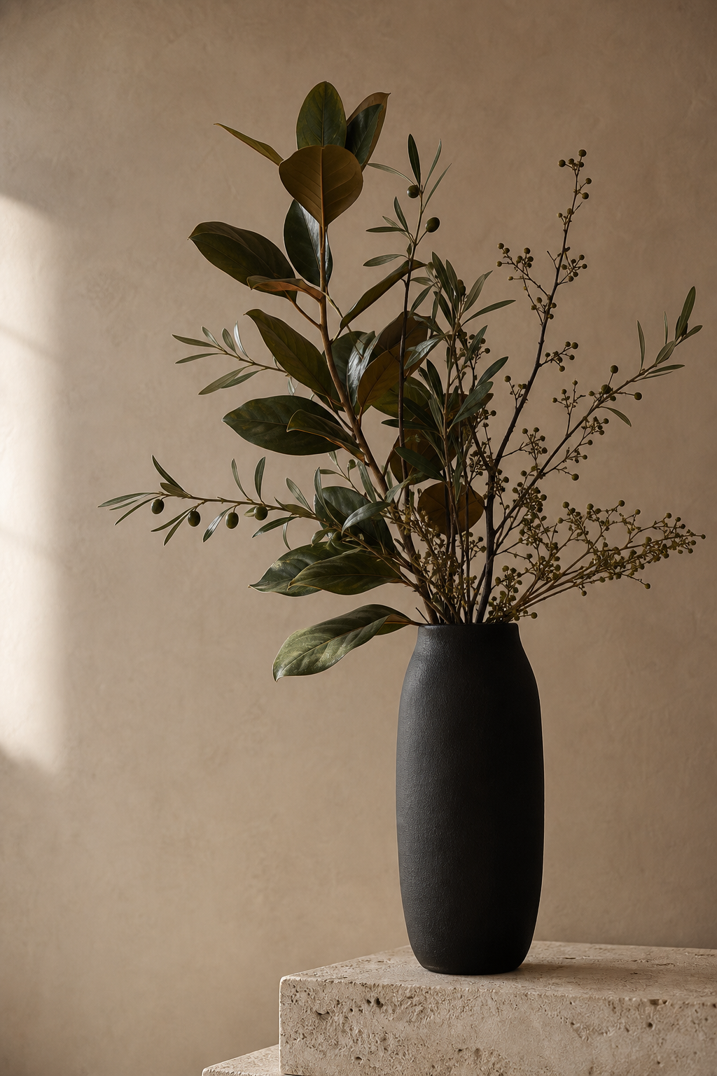 Uflora sculptural foliage arrangement
